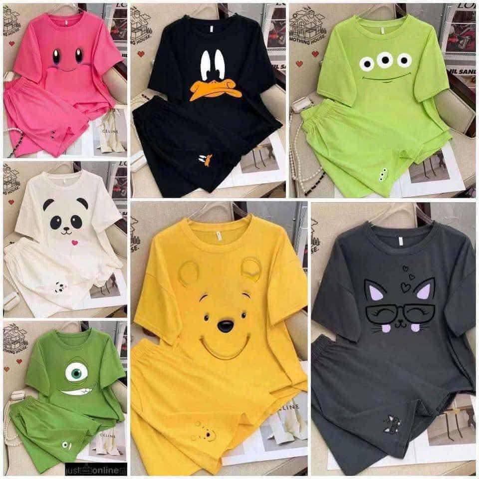 بيجامه بروسومات ديزني شورت inesta